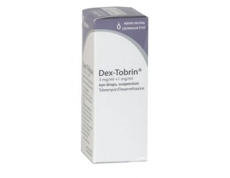Dex Tobrin eye drops 5ml.